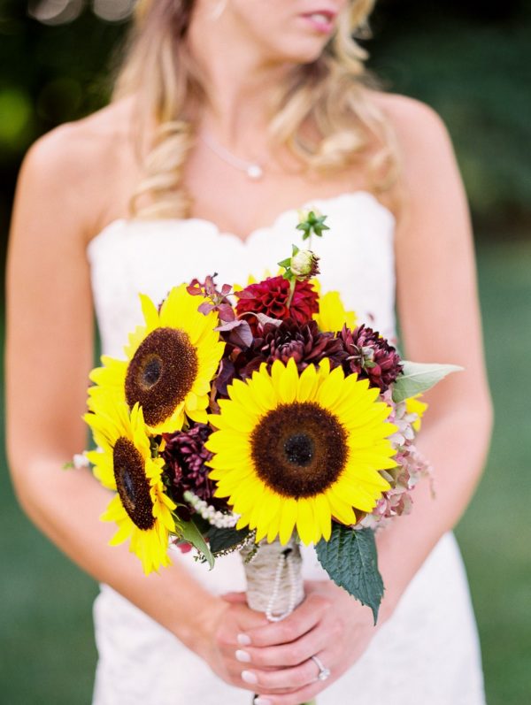 Sunflower Wedding Inspo at The Vineyards at Aquebogue Long Island Wedding & Event Florist